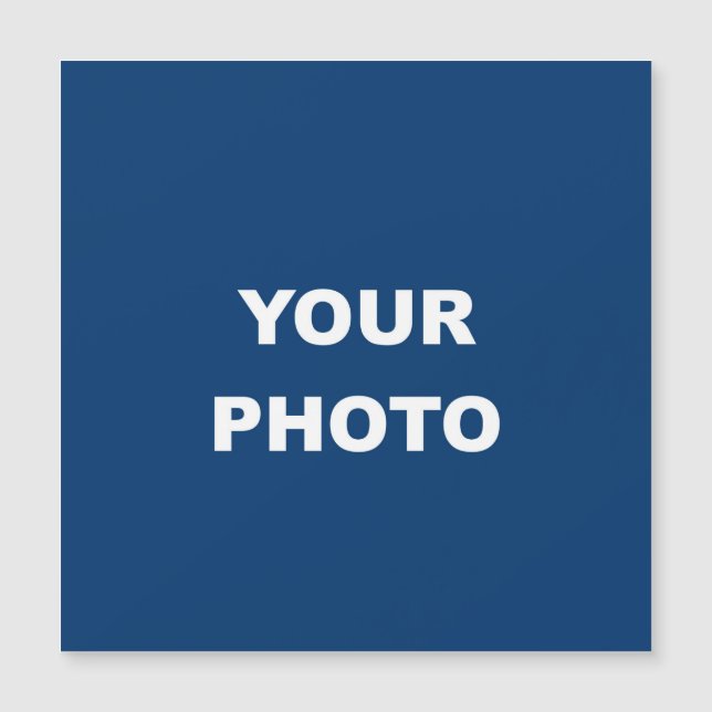 Logo für das Foto hinzufügen Magneteinladung (Vorderseite)