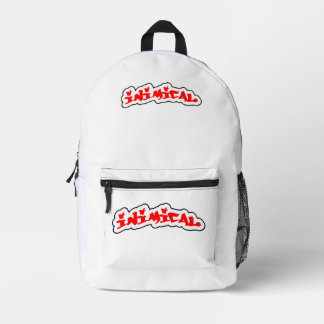 Logo für das inimikale Classic Woods Graffiti-Tag Bedruckter Rucksack