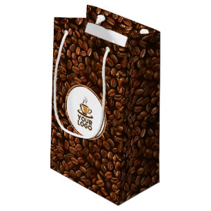 Logo für das Muster-Shop für Kaffeebohnen Kleine Geschenktüte