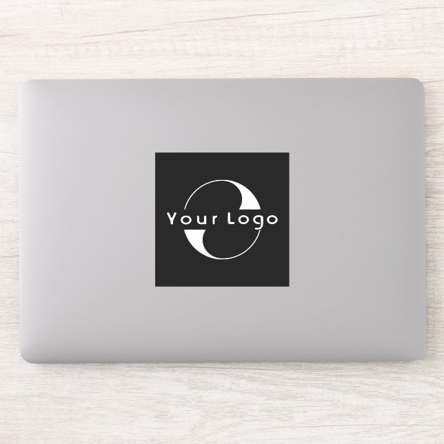Logo für das Notebook der Firma Vinyl Square Black Aufkleber (Computer)