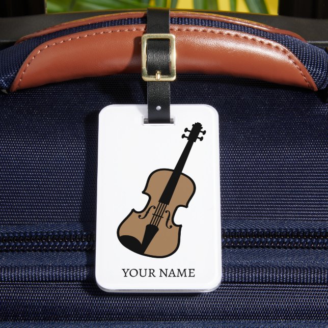 Logo für das Violine-Reisegepäck Gepäckanhänger (Vorderseite Insitu 2)