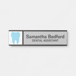 Logo für den benutzerdefinierten Zahnarztbüro-Empf Türschild