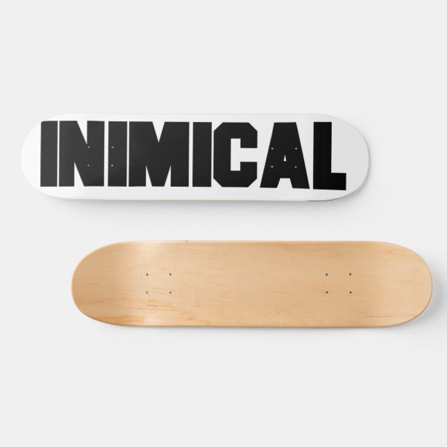Logo für den inimitierten Schriftart Skateboard (Horizontal)