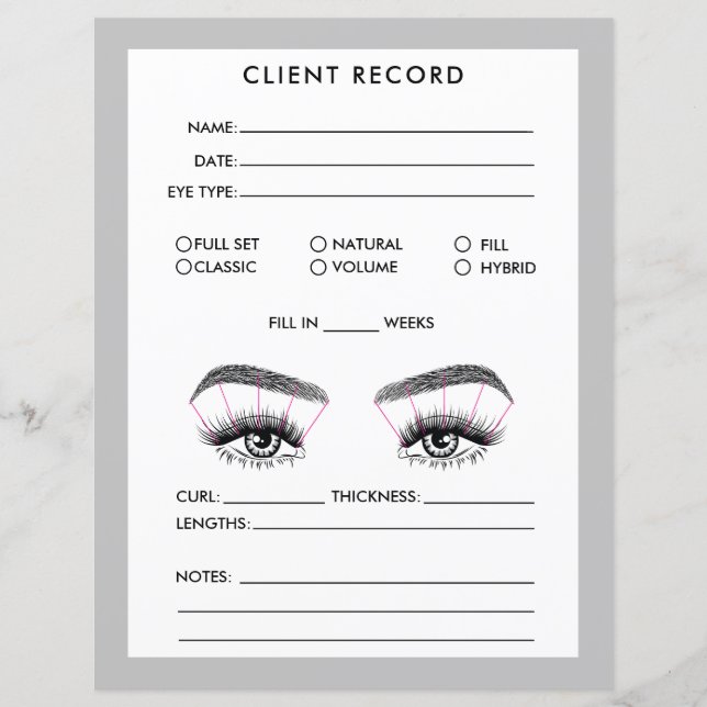 Logo für den Lash-Client-Record (Vorderseite)