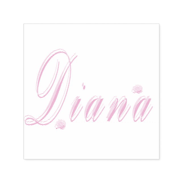 Logo für den Namen Diana, Permastempel (Design)