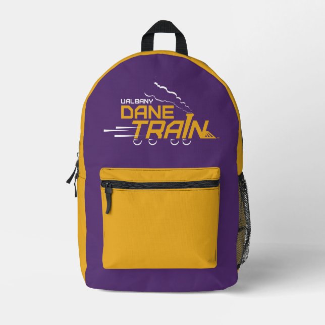 Logo für den Straßenzug von UAlbany Bedruckter Rucksack (Vorderseite)