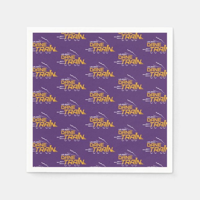 Logo für den Straßenzug von UAlbany Serviette (Vorderseite)