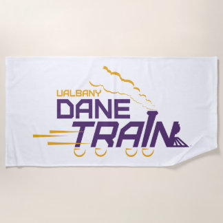 Logo für den Straßenzug von UAlbany Strandtuch