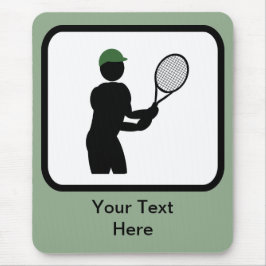 Logo für den Tennisspieler Mousepad