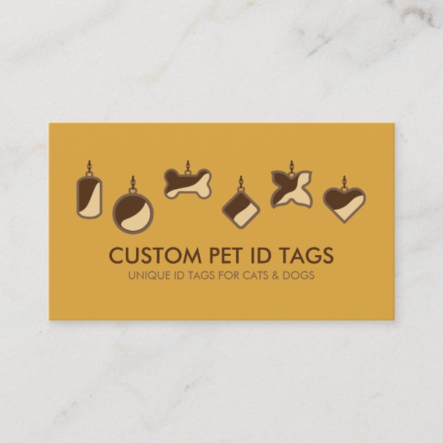 Logo für den Verkäufer von Haustieren Hunde Katzen Visitenkarte (Vorderseite)