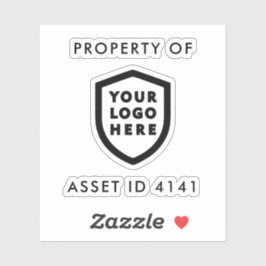 Logo für die Asset-ID | Gesellschaftsvermögen Aufkleber