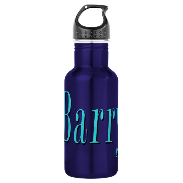 Logo für die blaue Barriere, Trinkflasche (Vorderseite)