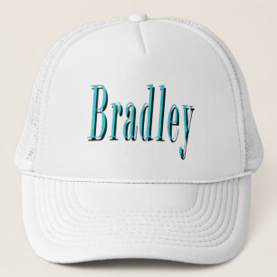 Logo für die blaue Bradley-Bezeichnung, Truckerkappe