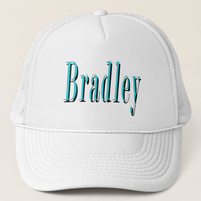 Logo für die blaue Bradley-Bezeichnung, Truckerkappe (Vorderseite)
