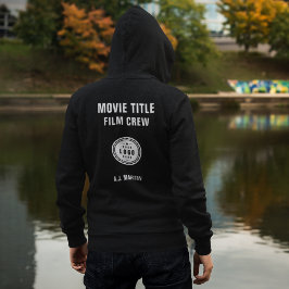 Logo für die Crew von Filmen mit eigenem Personali Hoodie