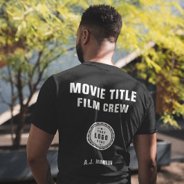 Logo für die Crew von Filmen mit eigenem Personali T-Shirt