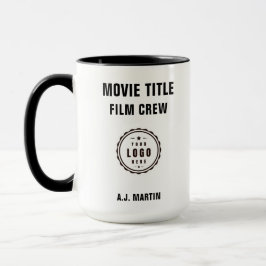 Logo für die Crew von Filmen mit eigenem Personali Tasse
