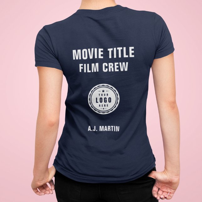 Logo für die Crew von Filmen mit eigenem Personali Tri-Blend Shirt (Von Creator hochgeladen)