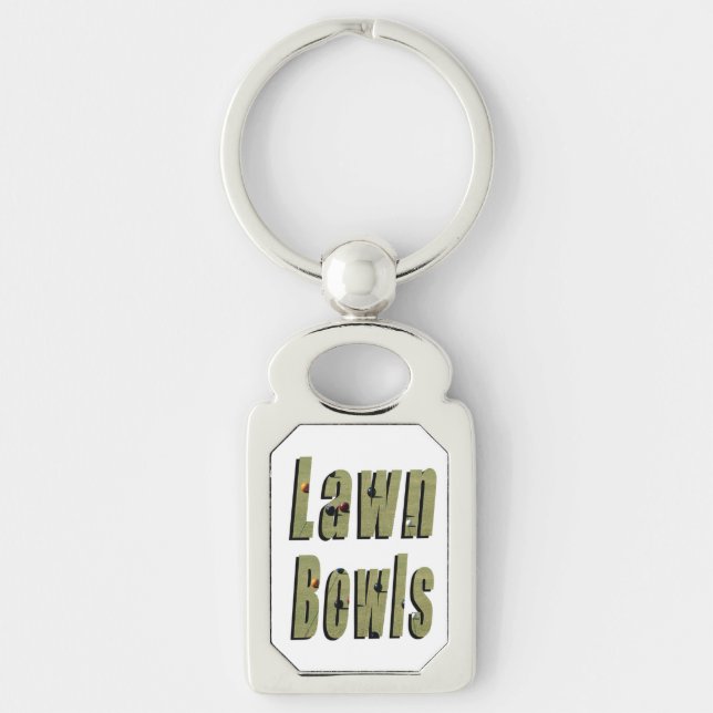 Logo für die Darstellung von Rasenblättern, Schlüsselanhänger (Vorderseite)