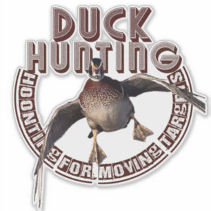 Logo für die Entenjagd Aufkleber