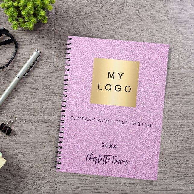 Logo für die Firma Pink Leder Notizblock (Von Creator hochgeladen)