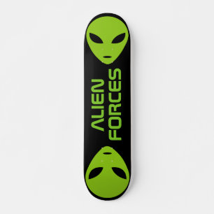 Logo für die grüne Alien auf der Skateboard