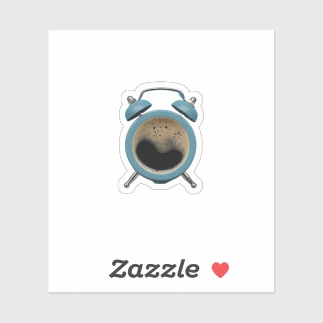 Logo für die Kaffeealarm Aufkleber (Blatt)