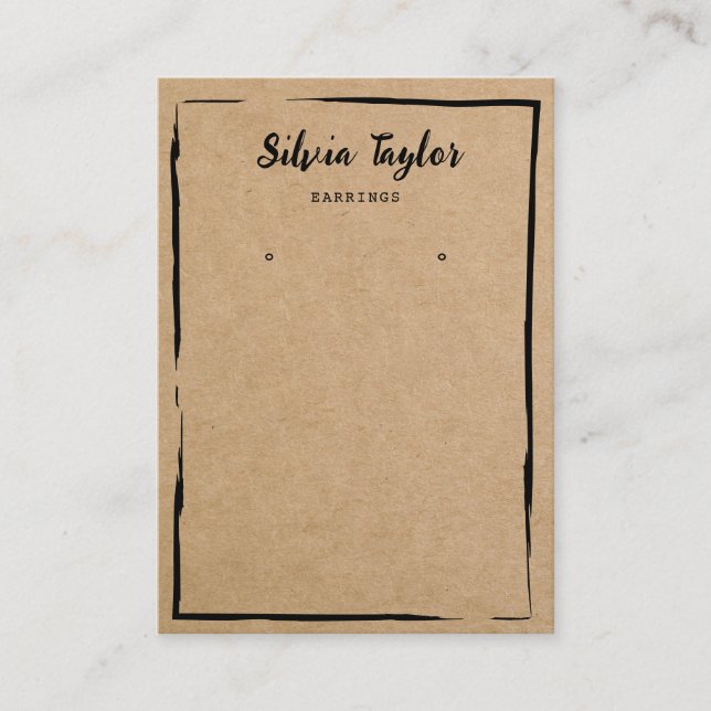 Logo für die Ohrrahmen des Kleinbodens Visitenkarte (Vorderseite)