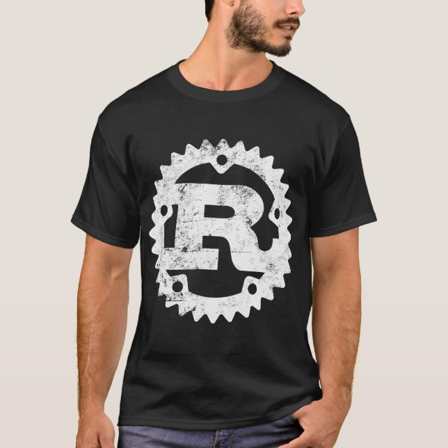 Logo für die Rostprogrammierung - Buchstabe R - ge T-Shirt (Vorderseite)