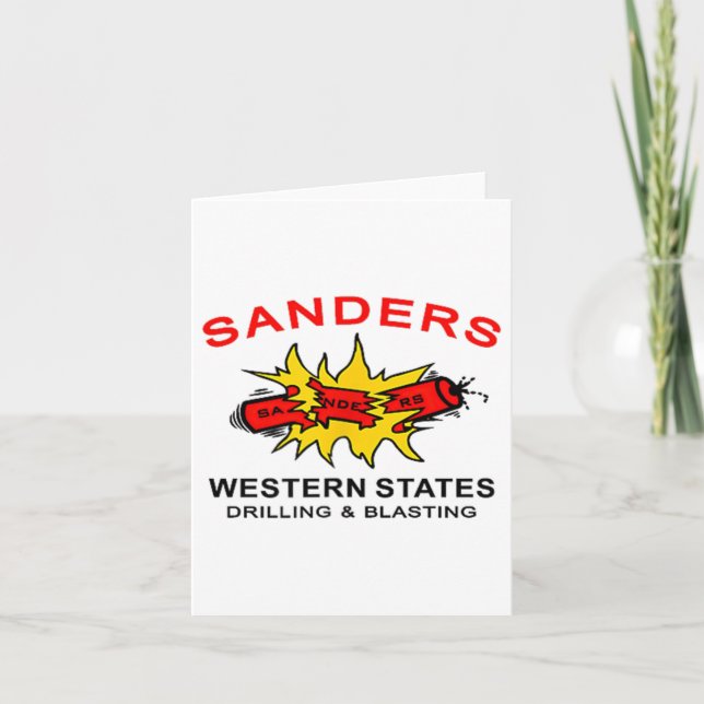 Logo für die Sanders-Konstruktion auf Links Brust Karte (Vorderseite)