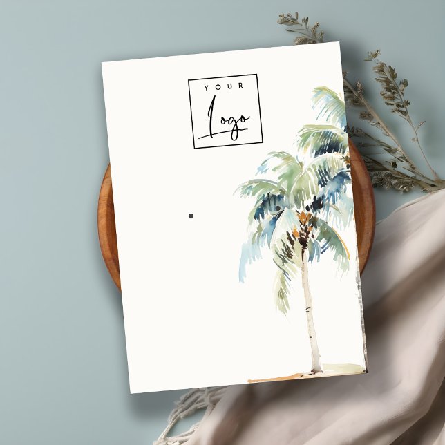 Logo für die tropische Palmenbaumherstellung Visitenkarte (Von Creator hochgeladen)