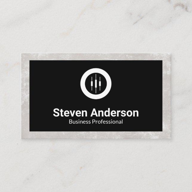 Logo für die Unternehmensaktie Visitenkarte (Vorderseite)