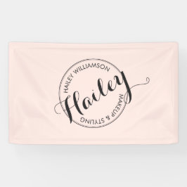 Logo für die Vintage Circle Briefmarke Makeup und  Banner