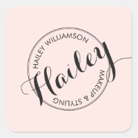 Logo für die Vintage Circle Briefmarke Makeup und 