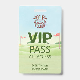 Logo für die VIP PASS Golf Club League Ausweis