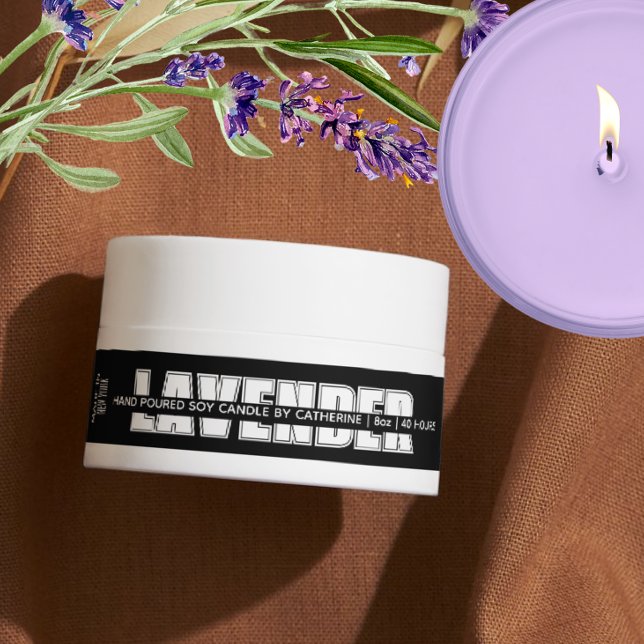 Logo für dünne schwarz-weiße Kerzen Etiketten (Von Creator hochgeladen)