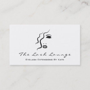 Logo für Eyebrow Lashes Gold Schwarz Visitenkarte