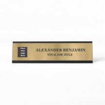 Logo für Firmennamen Gold Schwarze Elegante