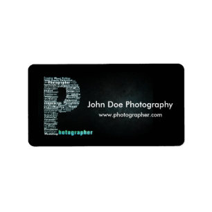 Logo für Fotografen Firmenblatt 1 Adressaufkleber