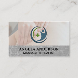 Logo für Gesundheitsmassage   Wellness Visitenkarte
