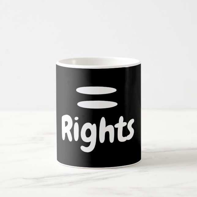 Logo für gleiche Rechte Kaffeetasse (Mittel)