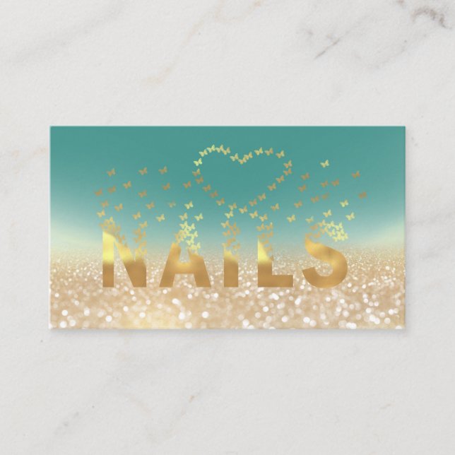 Logo für Goldschmetterlinge Visitenkarte (Vorderseite)