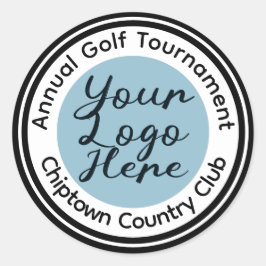 Logo für Golfturniere oder Veranstaltungen persona Runder Aufkleber