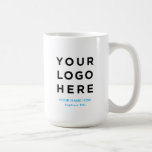 Logo für große Mitarbeiter Tasse Individuelle Name<br><div class="desc">Personalisieren Sie diese große Logo-Markenbezeichnung für Tasse Individuelle Name Company mit 15oz-Mitarbeitern. Reduzieren Sie die Kosten von Einwegbechern und geben Sie den Mitarbeitern eine umweltfreundliche wiederverwendbare Tasse. Passen Sie diese Tasse mit Mitarbeiternamen, Titel, Ihrem Firmenlogo an oder gestalten Sie Ihr eigenes Design. Mit den großen 15 oz großen Mitarbeitern muss...</div>