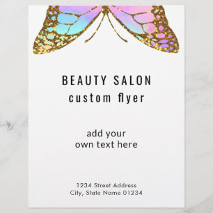 Logo für große Schmetterlinge Flyer