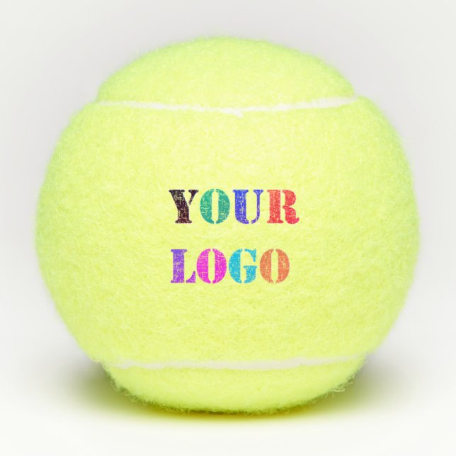 Logo für Ihr Business-Tennis-Ball Tennisbälle (Vorderseite)