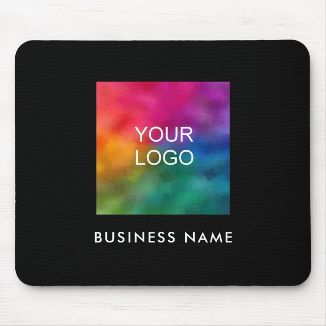 Logo für Ihr Unternehmen hinzufügen Mousepad (Vorne)