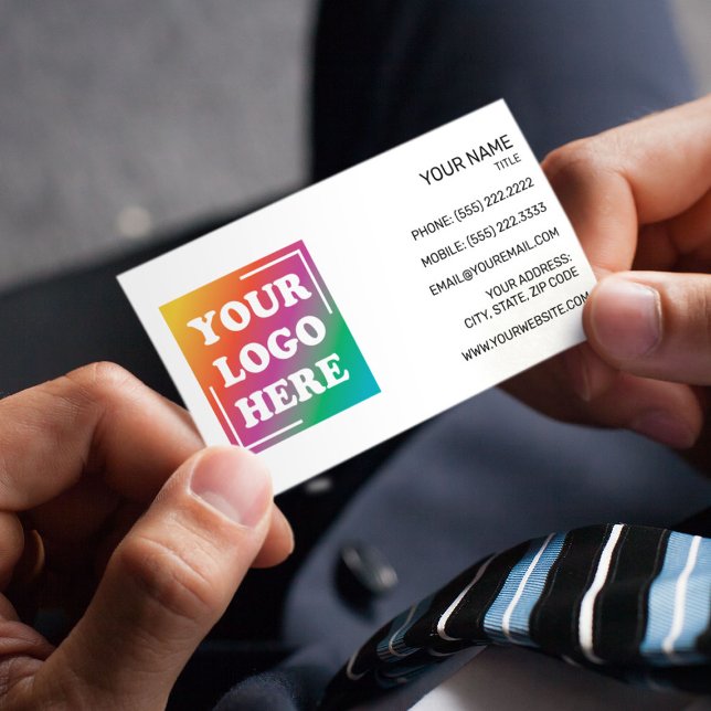 Logo für Ihre Firma Visitenkarte (Von Creator hochgeladen)