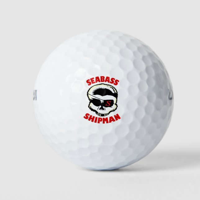 Logo für kleine Schädelhülle Golfball (Vorderseite)