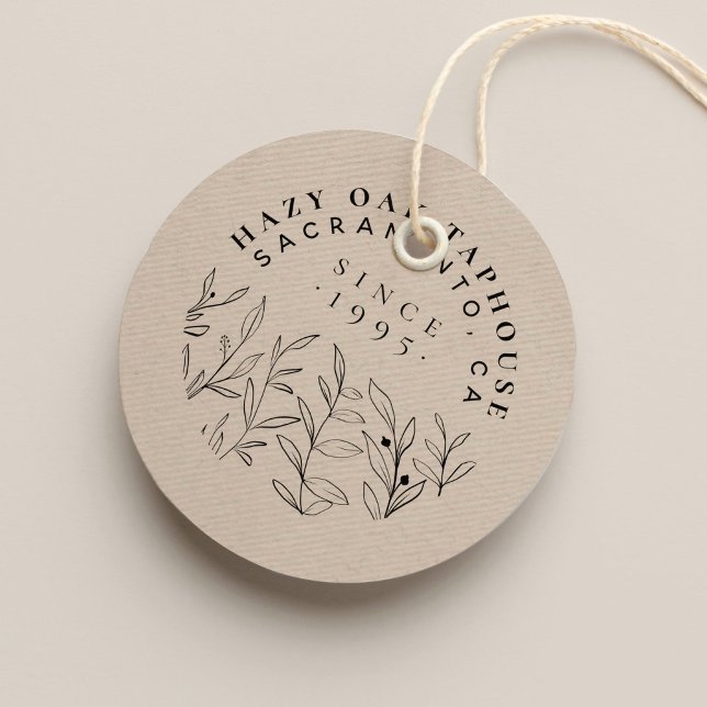 Logo für kleine Unternehmen | Niedliche Blätter un Gummistempel (Von Creator hochgeladen)